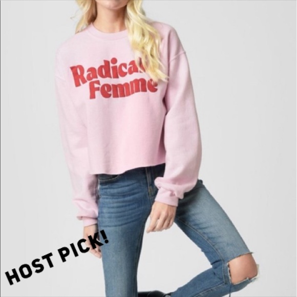 1 LEFT!  NEW Graphic Radical Femme JunkFood crop - Picture 2 of 8